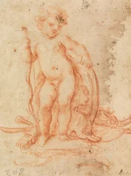 Design for Cupid and Trophy of Arms